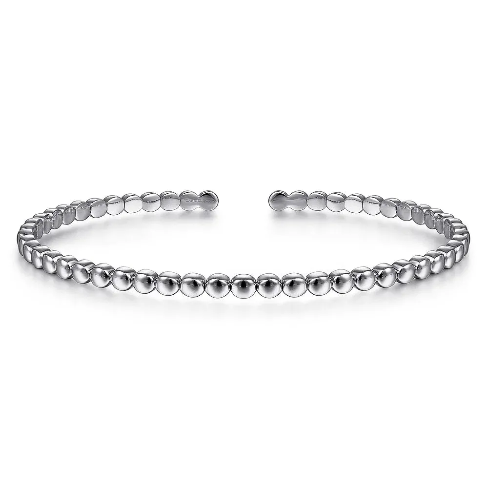 Round Beaded Cuff Bracelet