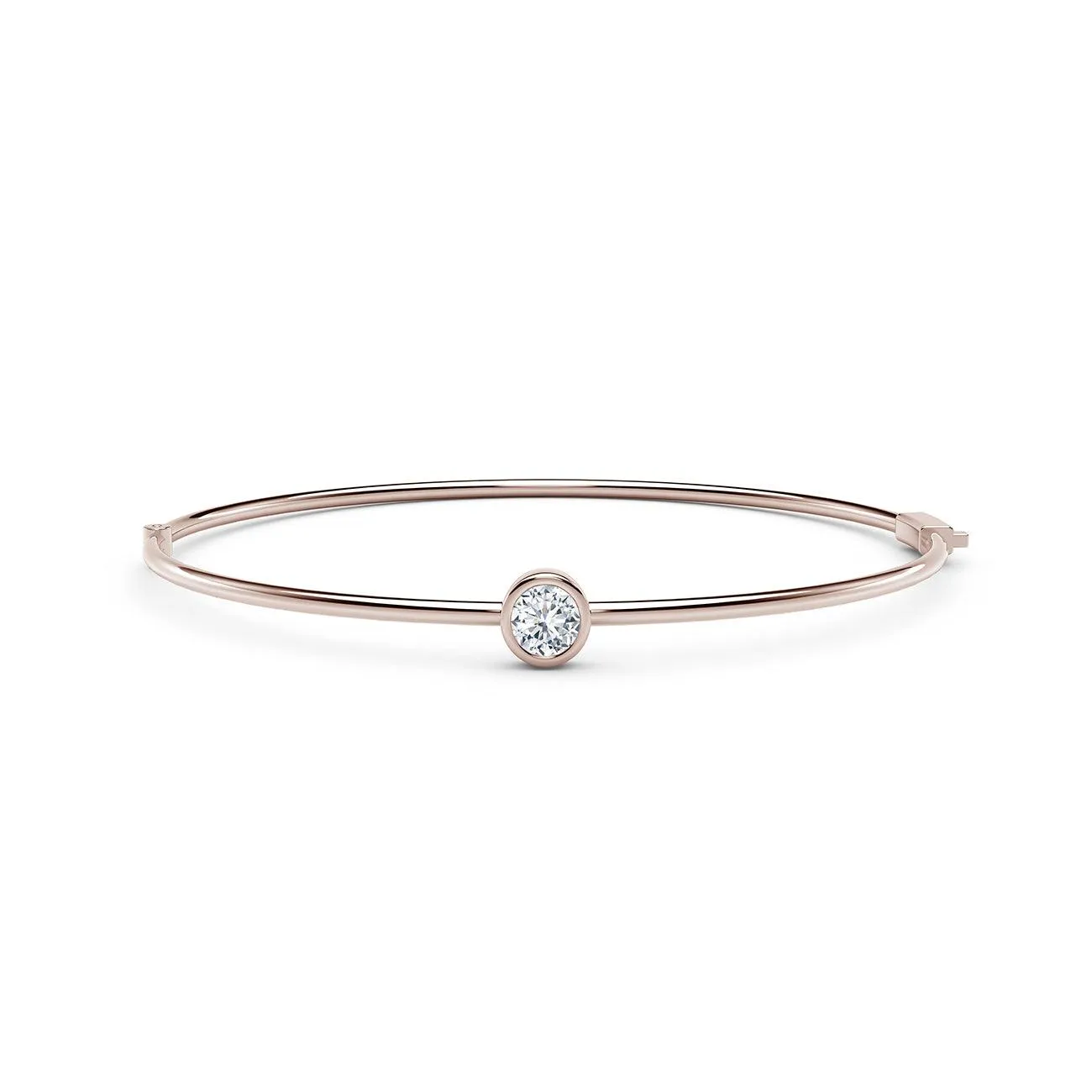 Round Diamond Bangle