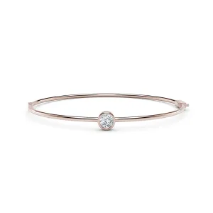 Round Diamond Bangle