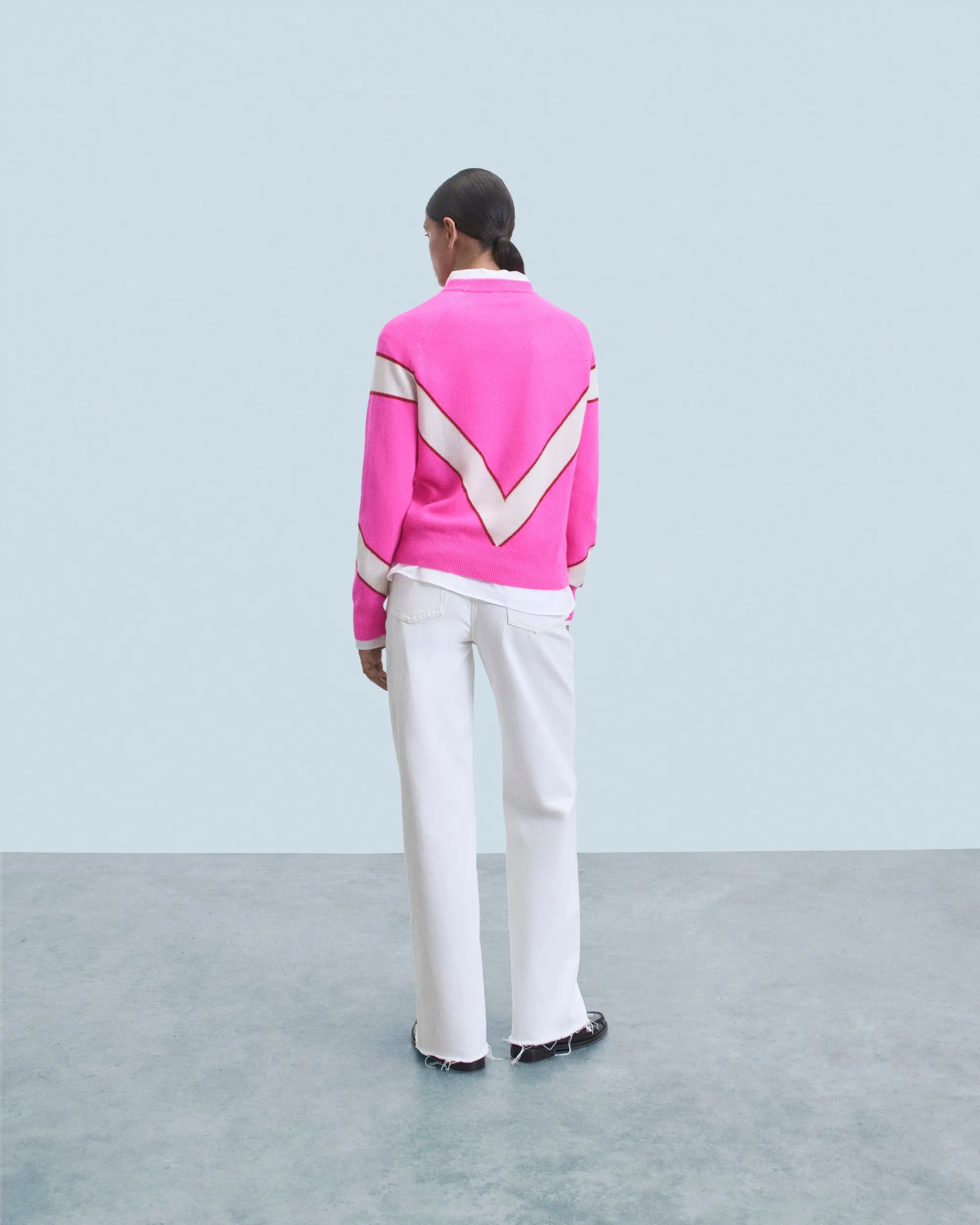 Round Neck Sweater (H24 / WOMEN / Utopic Pink)