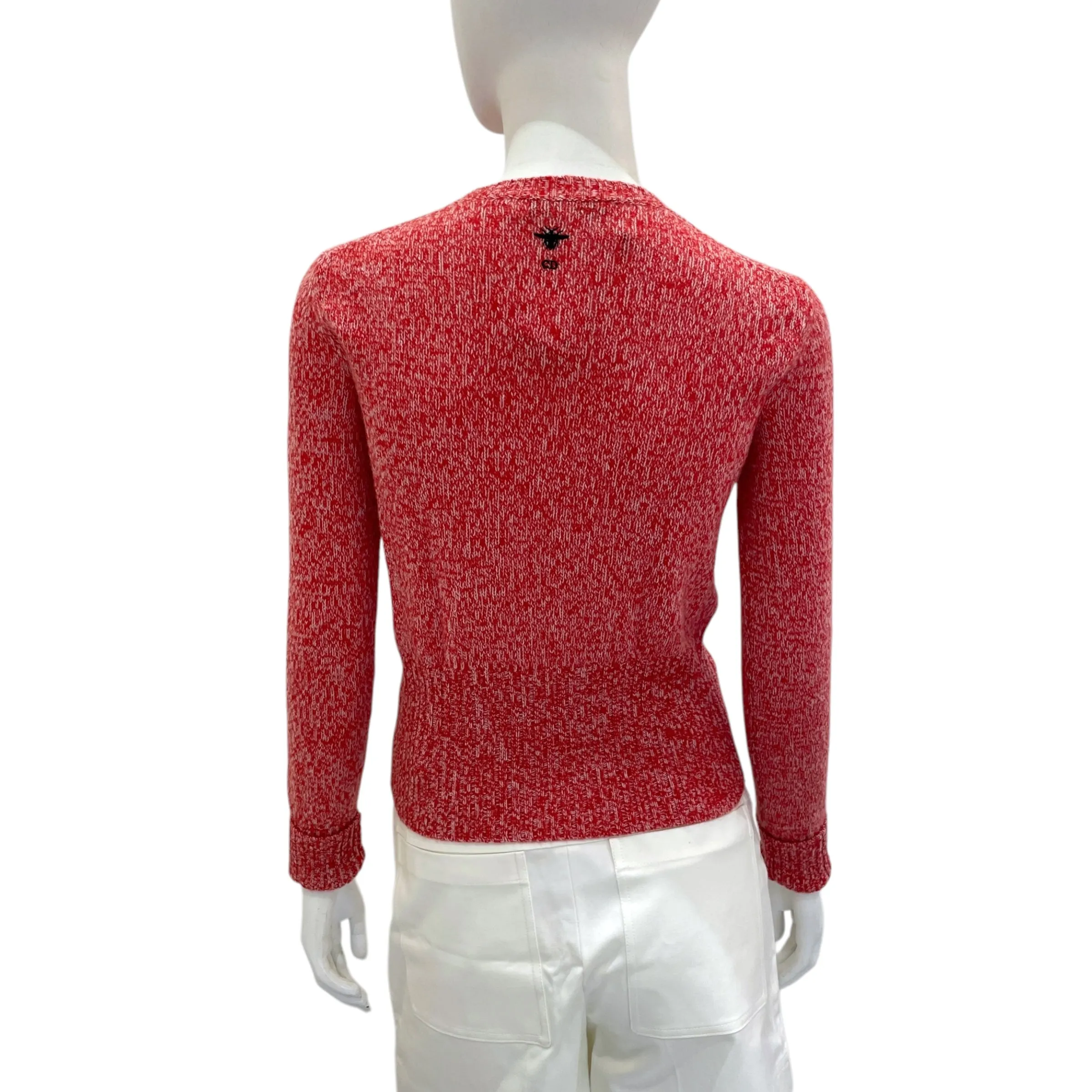Royaume Amour 34 Red Sweater in Cashmere, Wool