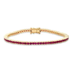Ruby Classic Tennis Bracelet
