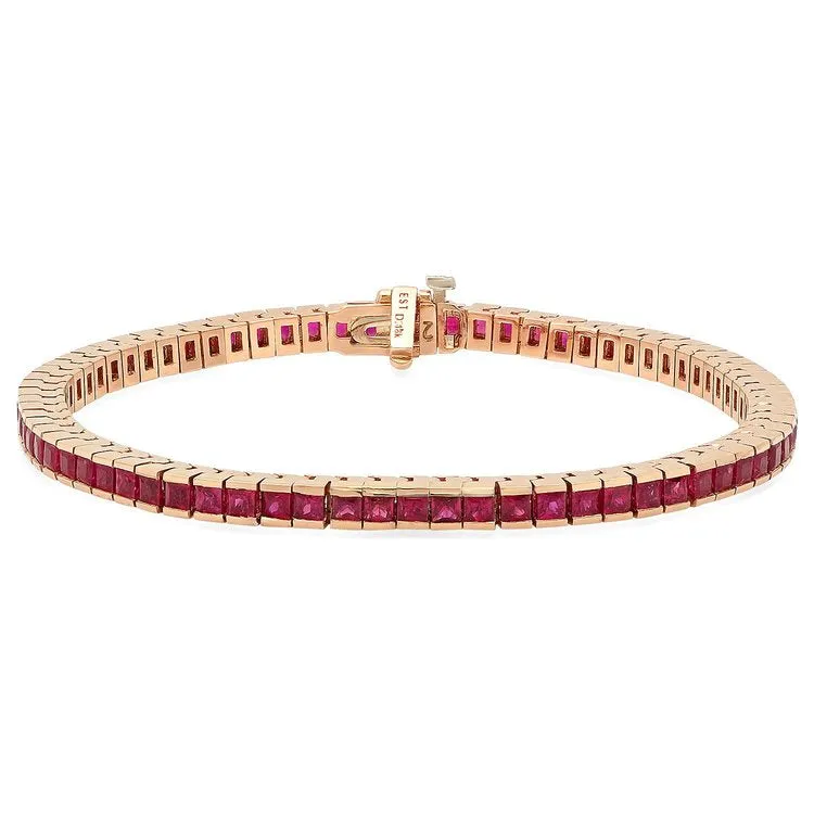 Ruby Tennis Bracelet