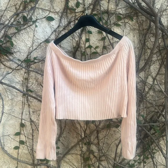Sablyn 100% Cashmere Off The Shoulder Sweater