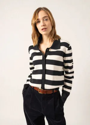 Saint James Galway Striped Cardigan