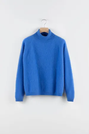Savoie Cashmere Knit Azure Blue