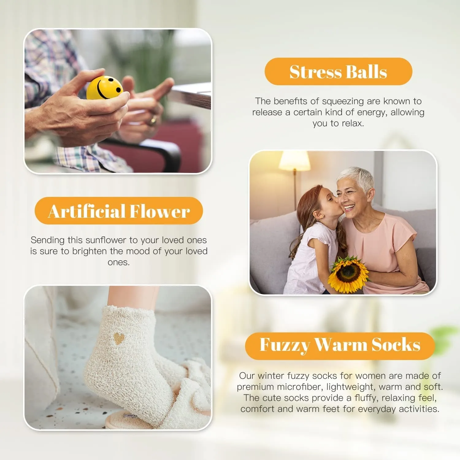 Sending Sunshine Care Package: 10-Piece Sunflower Gift Set for Women with Inspirational Blanket, Candle, and More
