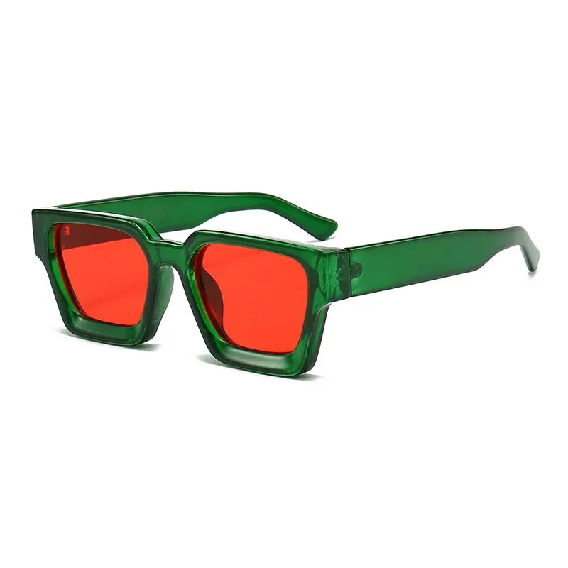 SHAUNA Popular Square Sunglasses for Men and Women