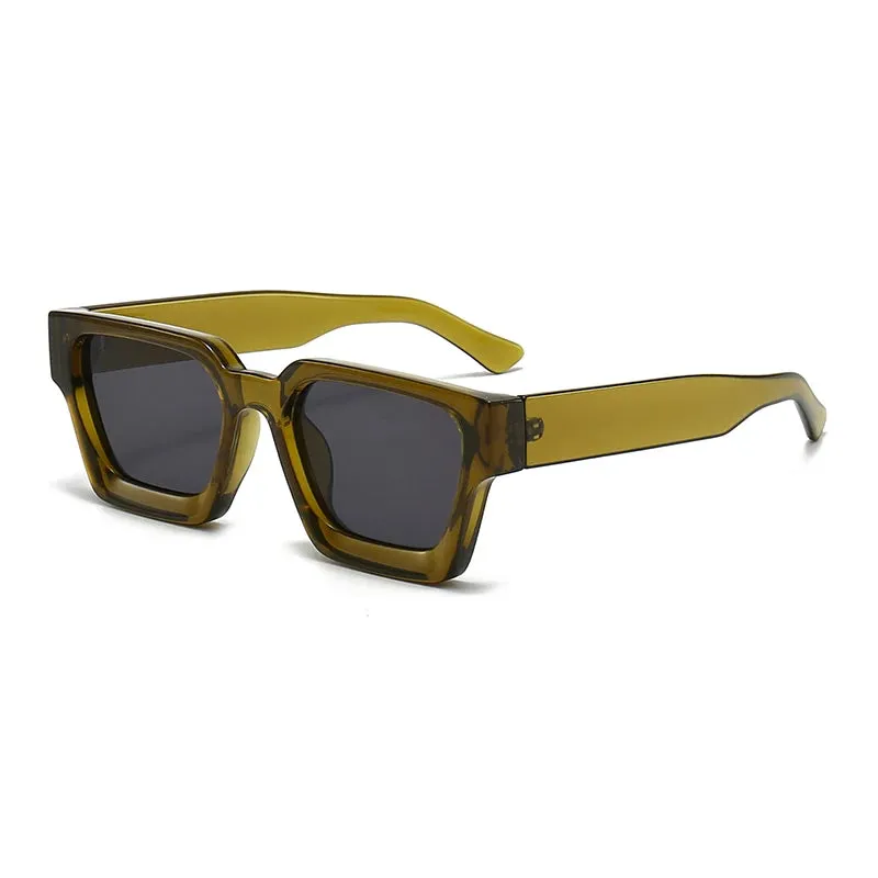 SHAUNA Popular Square Sunglasses for Men and Women