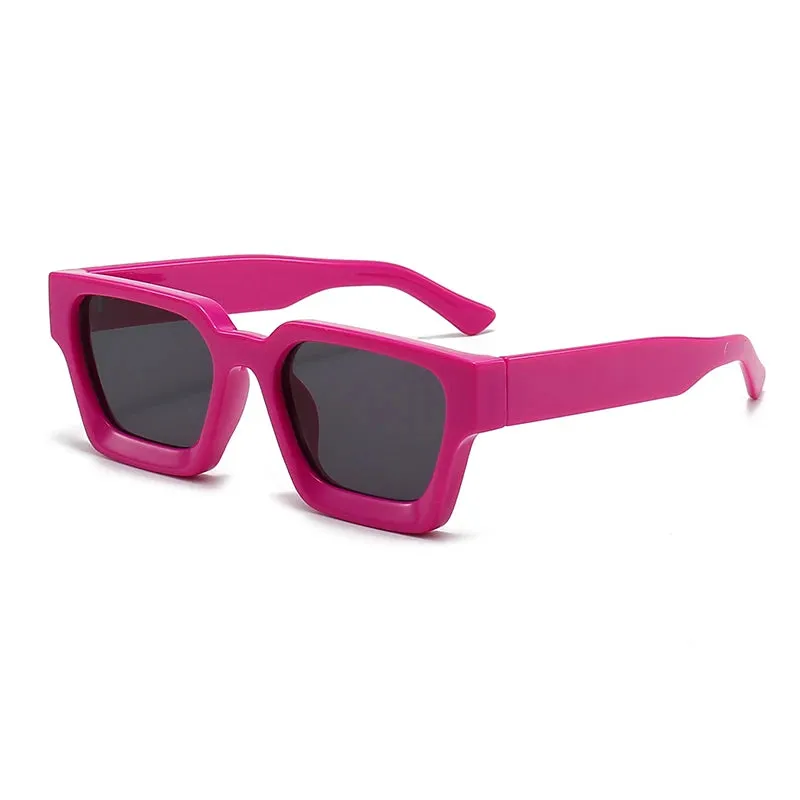 SHAUNA Popular Square Sunglasses for Men and Women