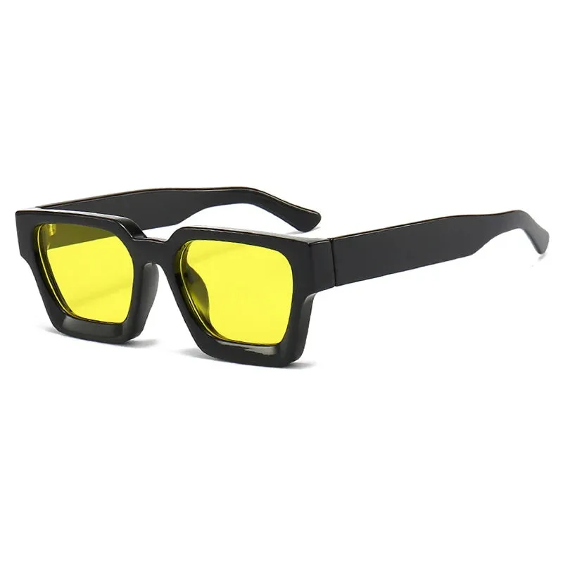 SHAUNA Popular Square Sunglasses for Men and Women