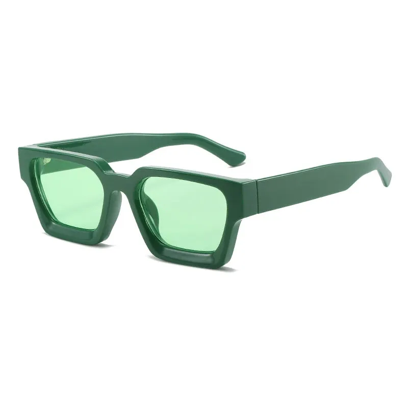 SHAUNA Popular Square Sunglasses for Men and Women