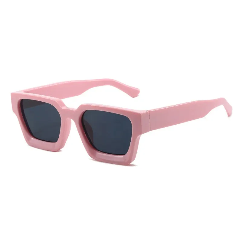 SHAUNA Popular Square Sunglasses for Men and Women