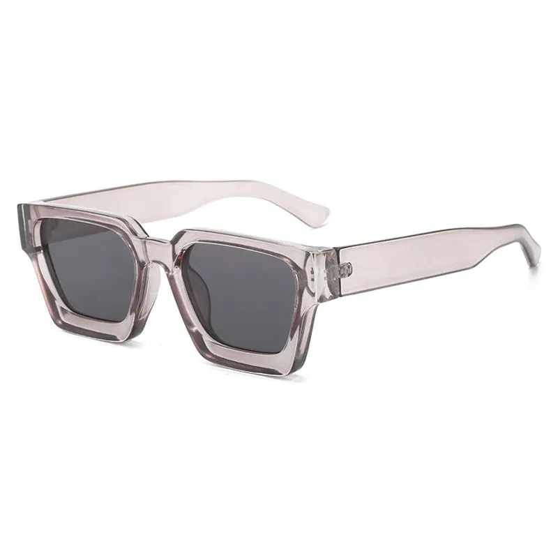 SHAUNA Popular Square Sunglasses for Men and Women