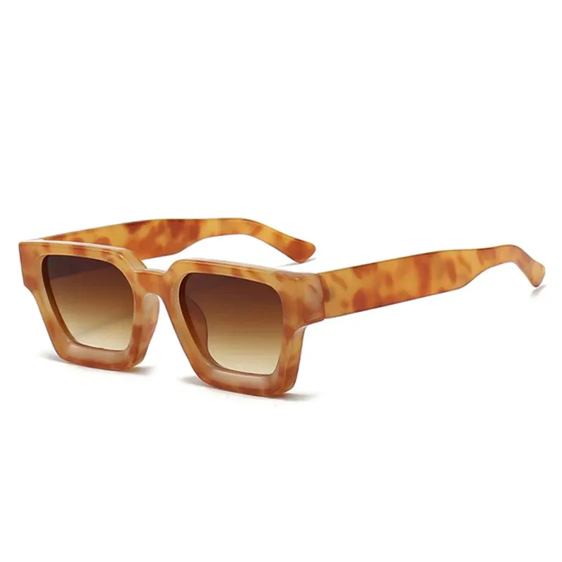 SHAUNA Popular Square Sunglasses for Men and Women