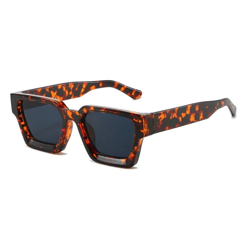 SHAUNA Popular Square Sunglasses for Men and Women