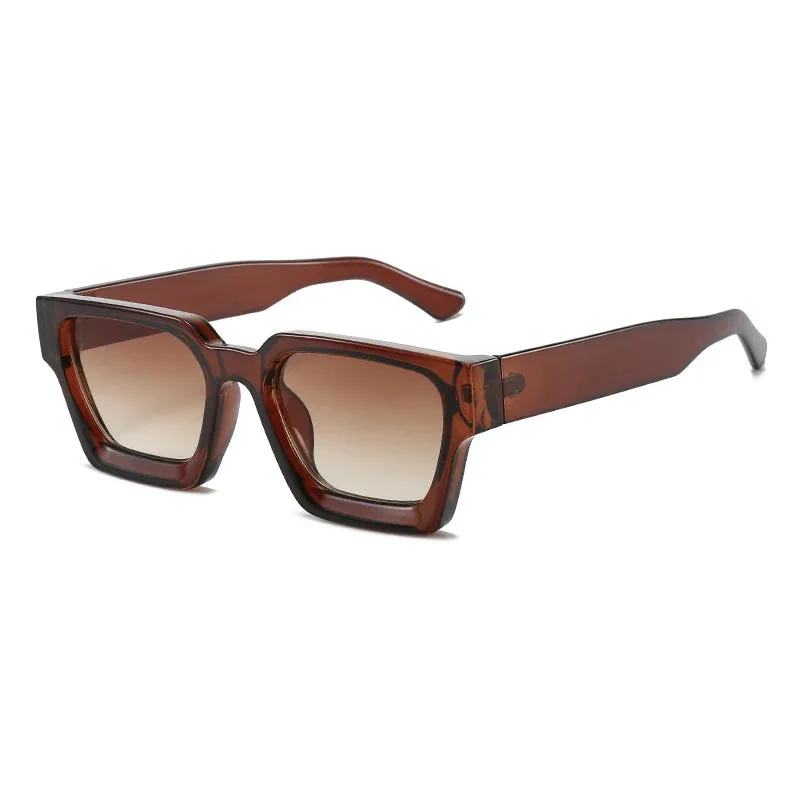 SHAUNA Popular Square Sunglasses for Men and Women