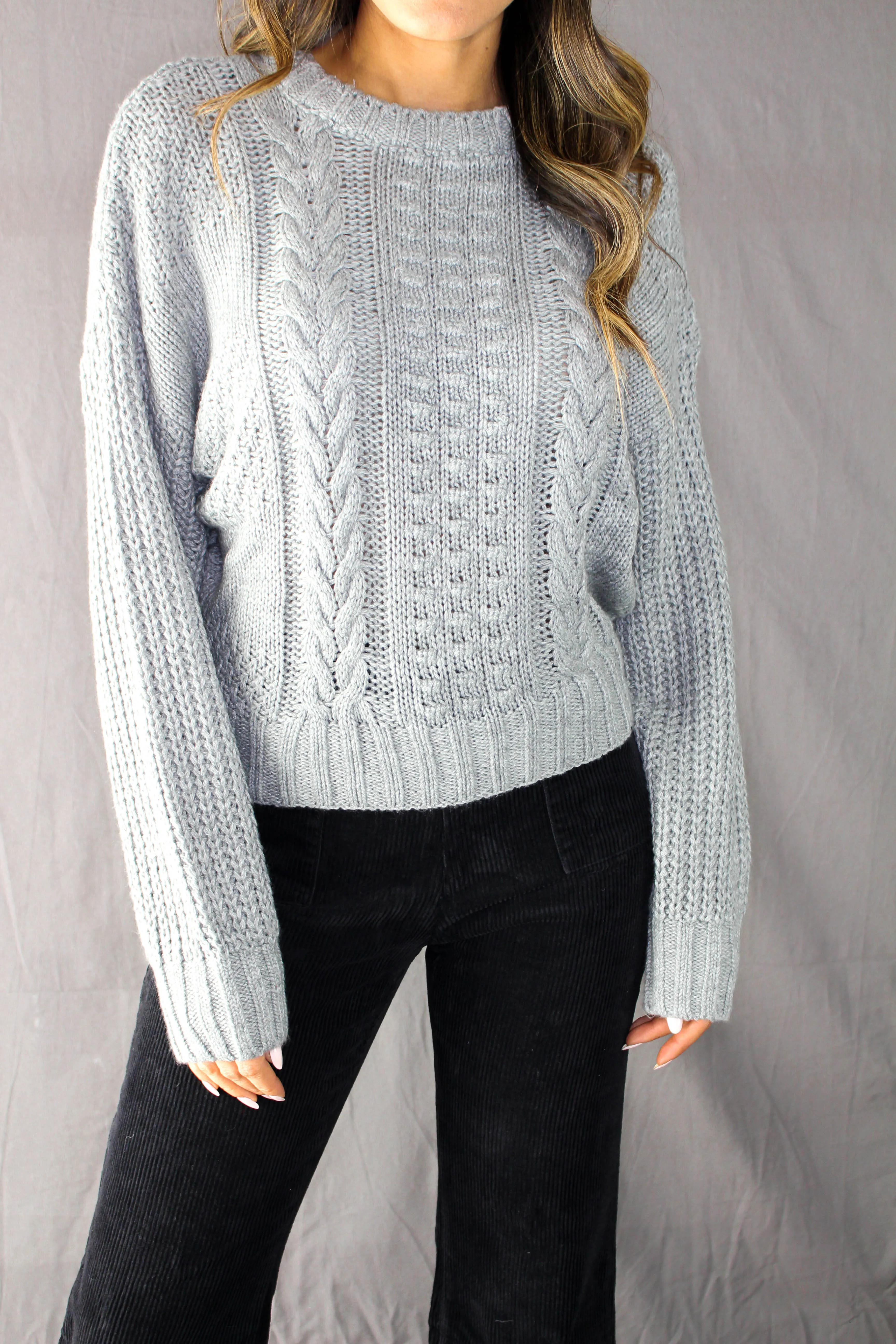 Shawme Cable Knit Sweater