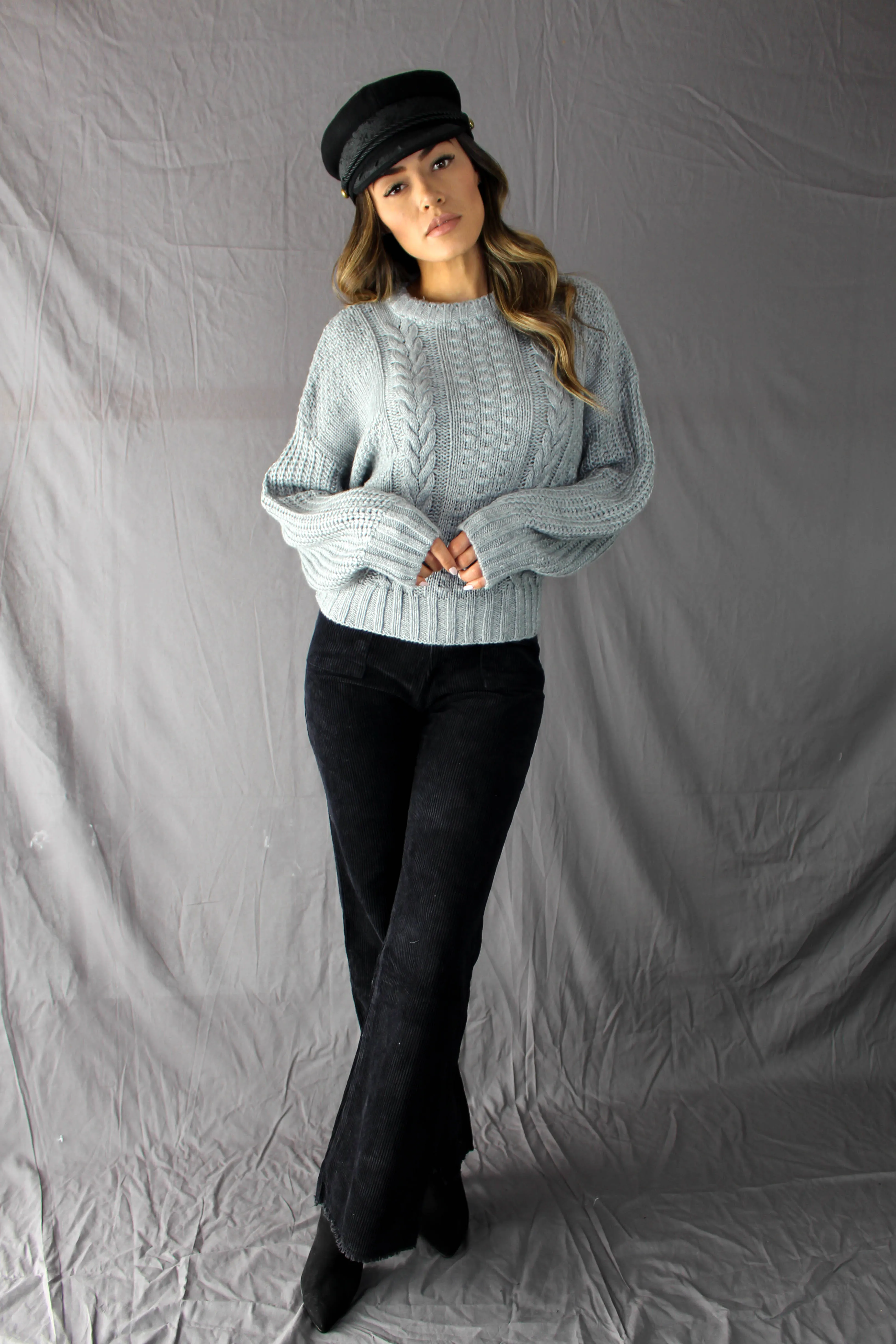 Shawme Cable Knit Sweater