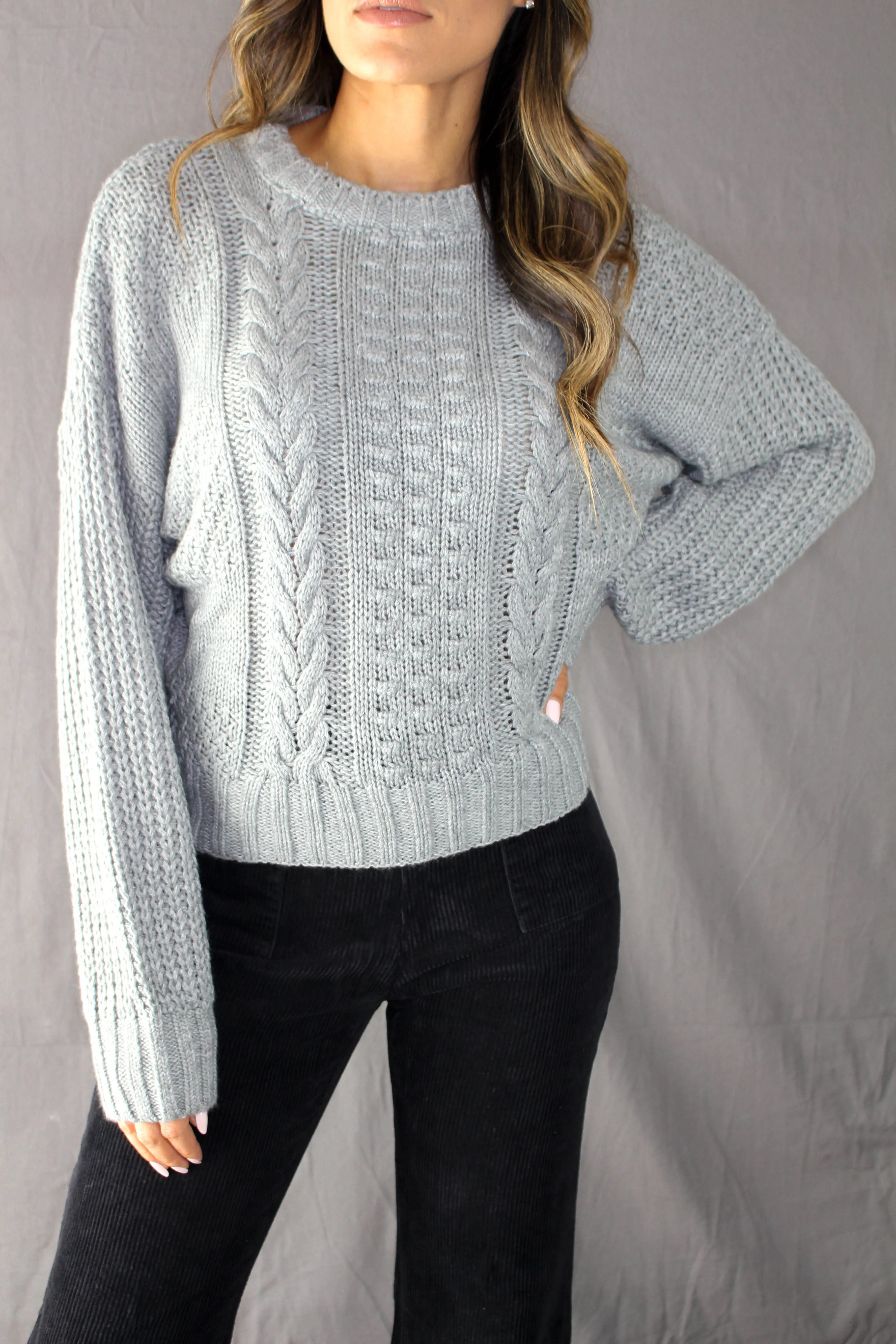 Shawme Cable Knit Sweater