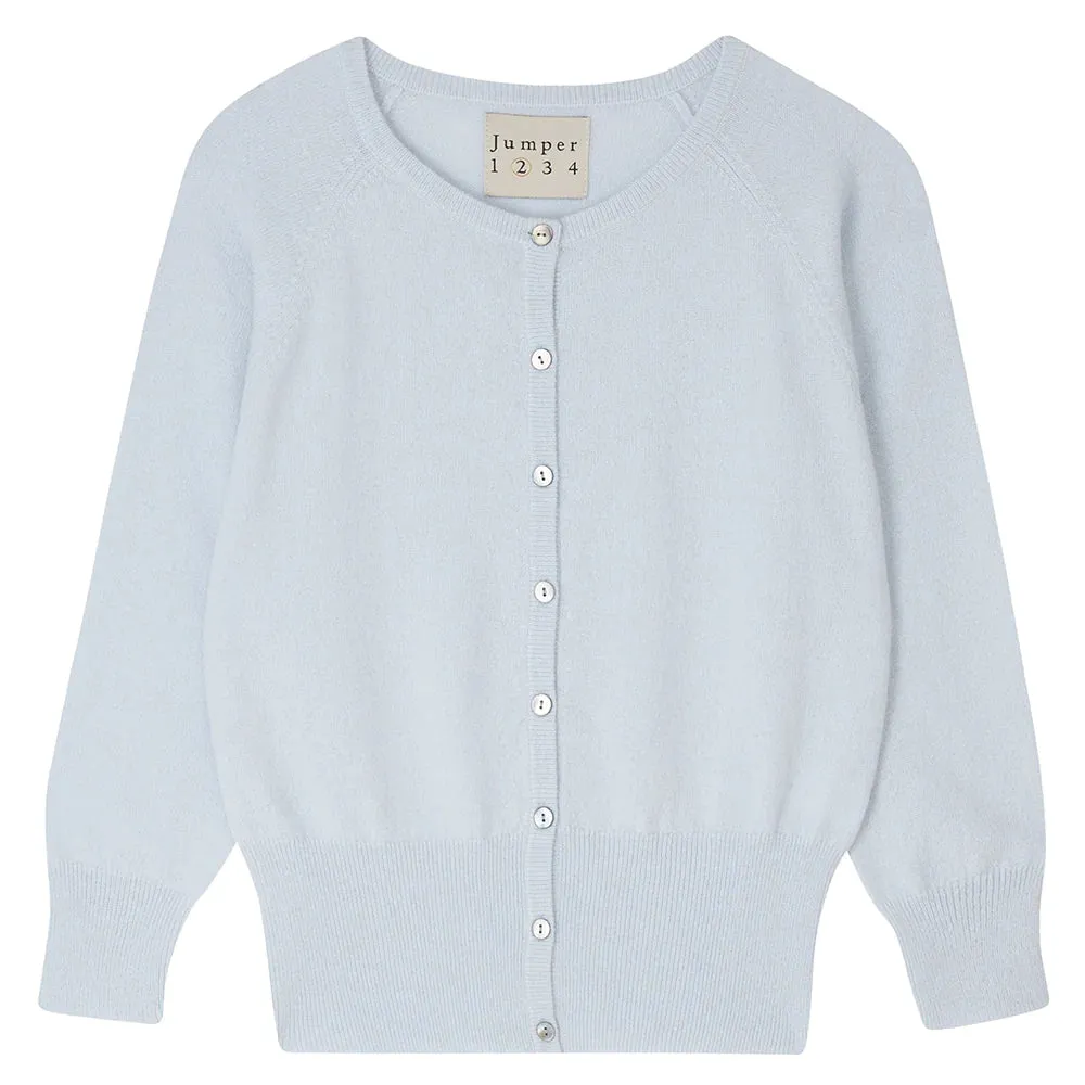 SHRUNKEN CARDIGAN IN CEMENT
