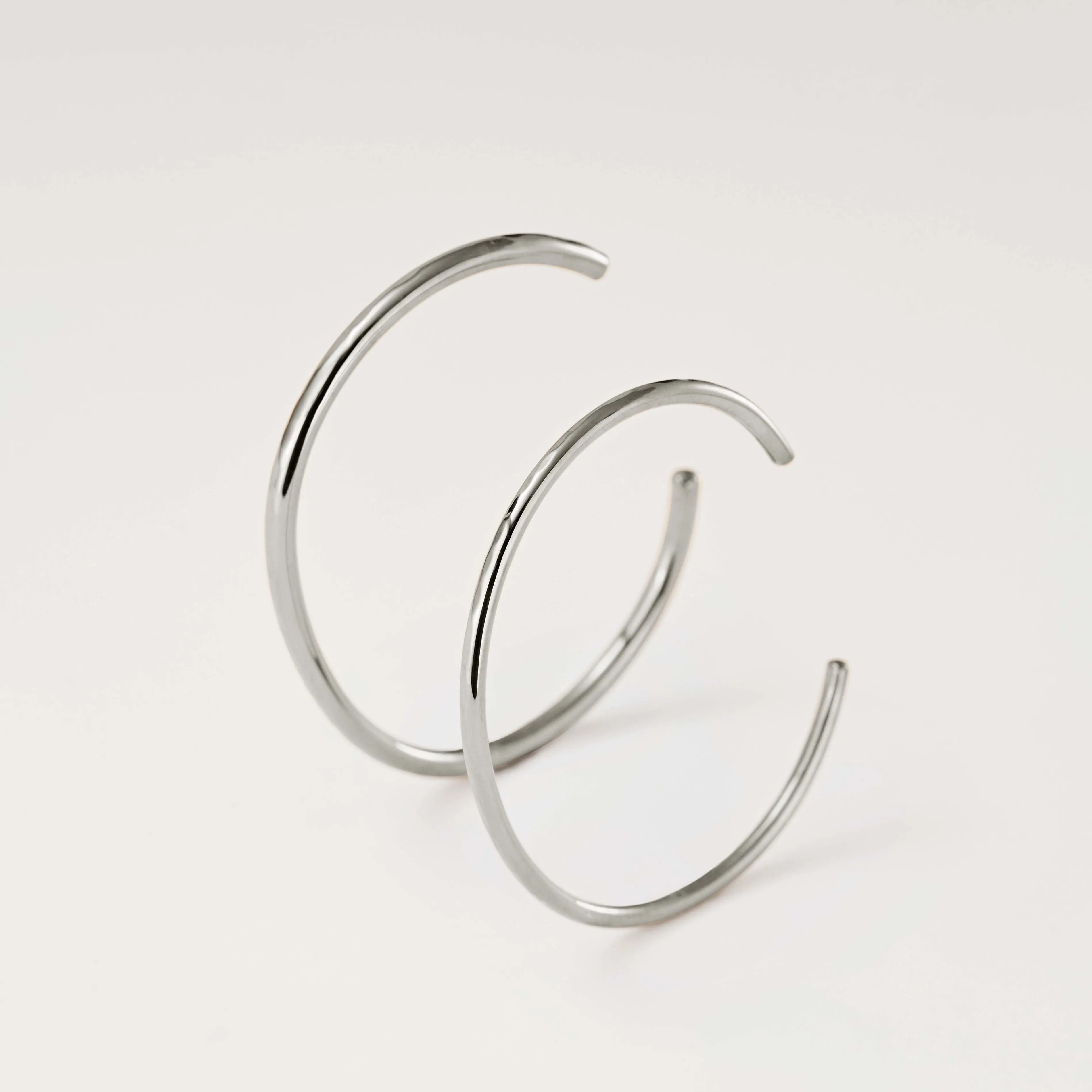 Sidra Thin Hammered Cuff