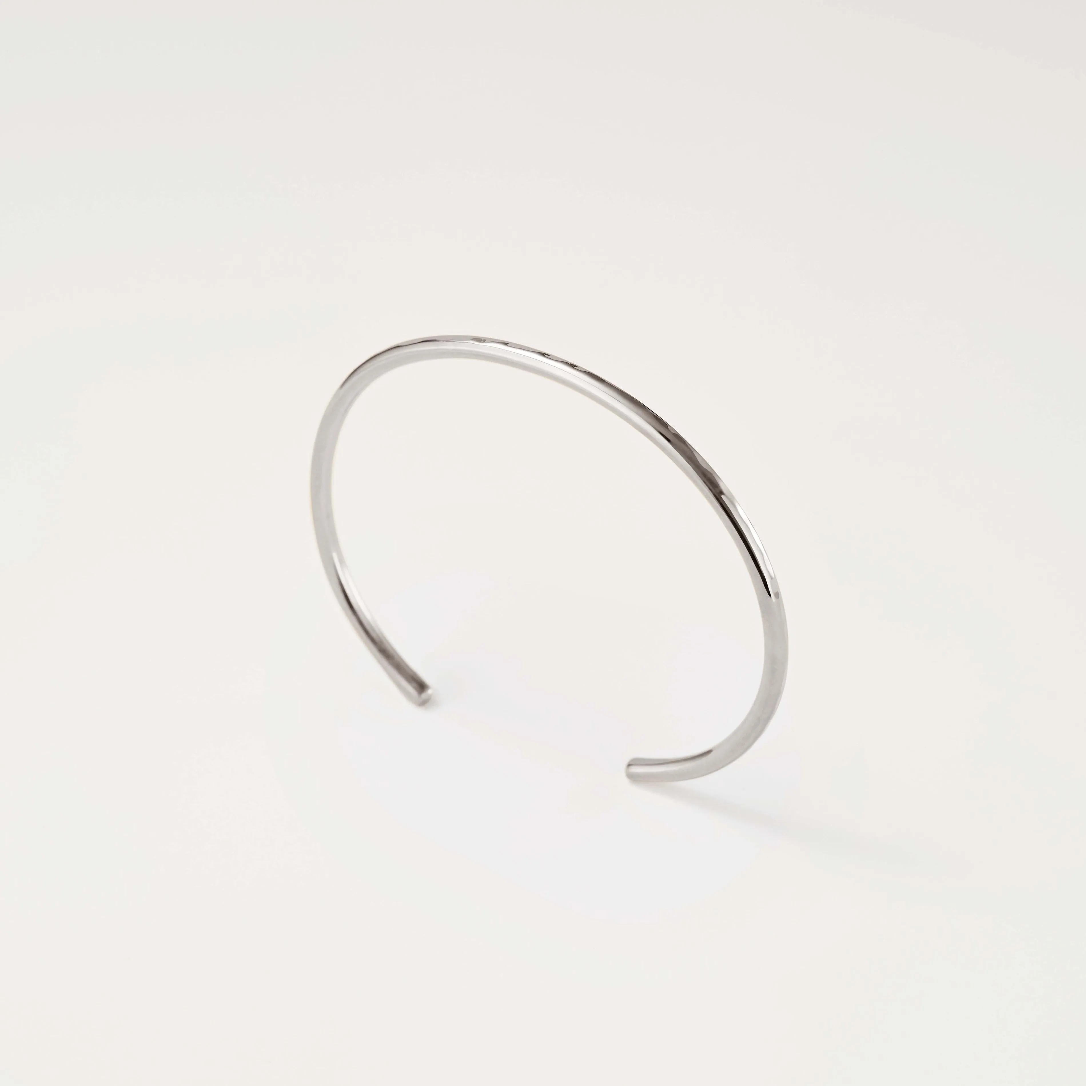 Sidra Thin Hammered Cuff