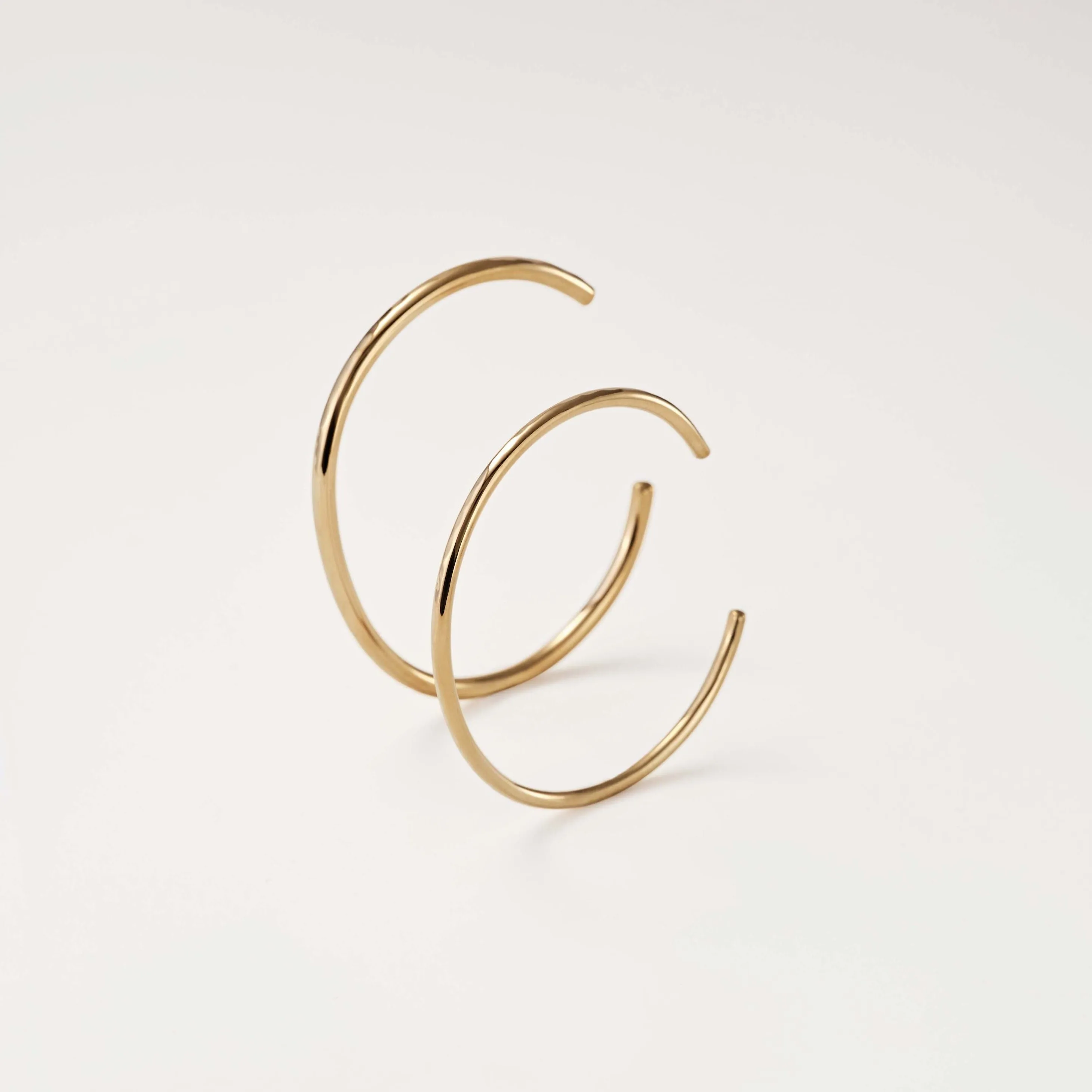 Sidra Thin Hammered Cuff
