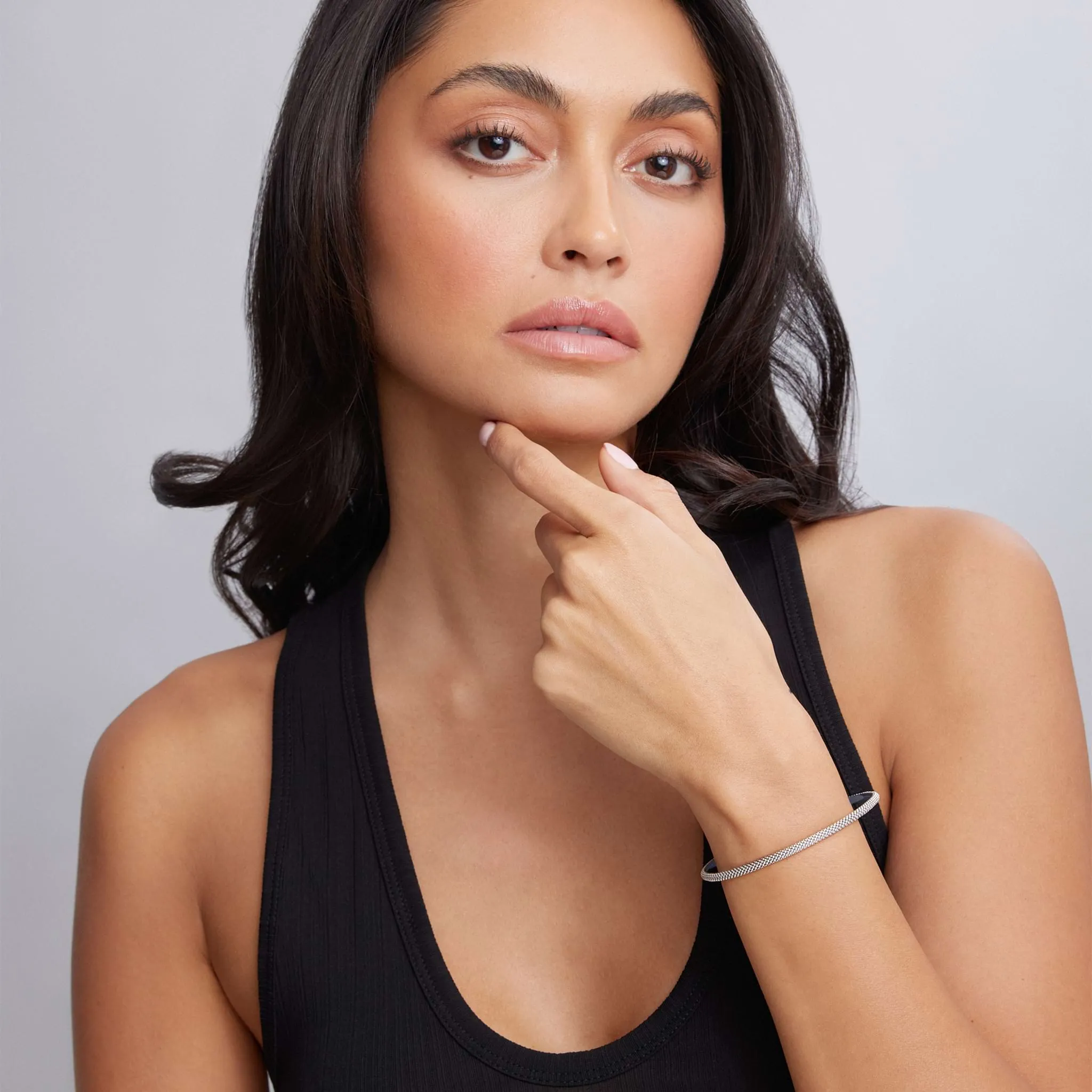 Signature Caviar Beaded Bangle