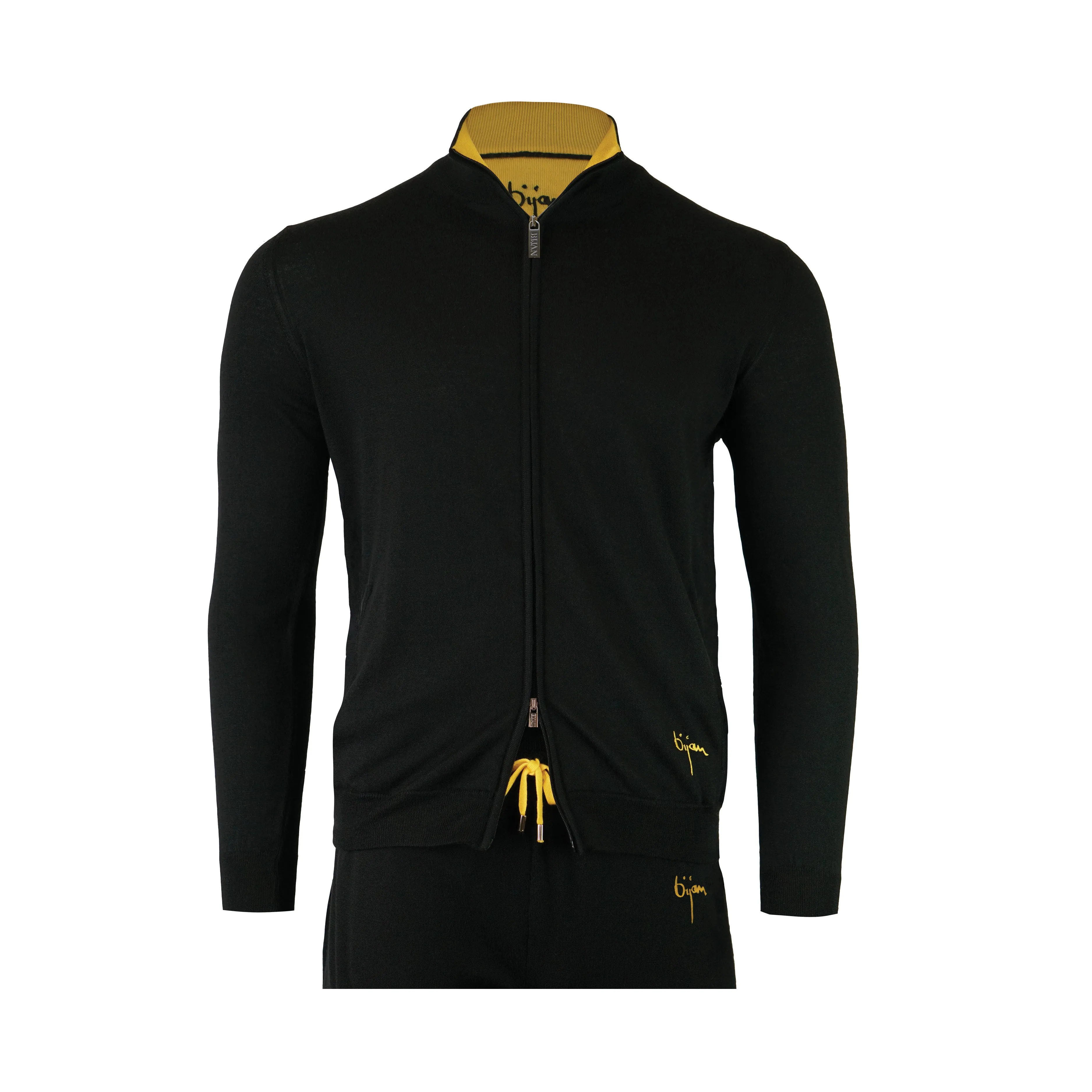 Silk and Cashmere Black Cardigan