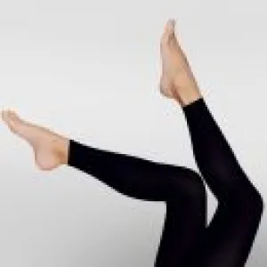 SILKY 300 Denier Fleece Footless tights