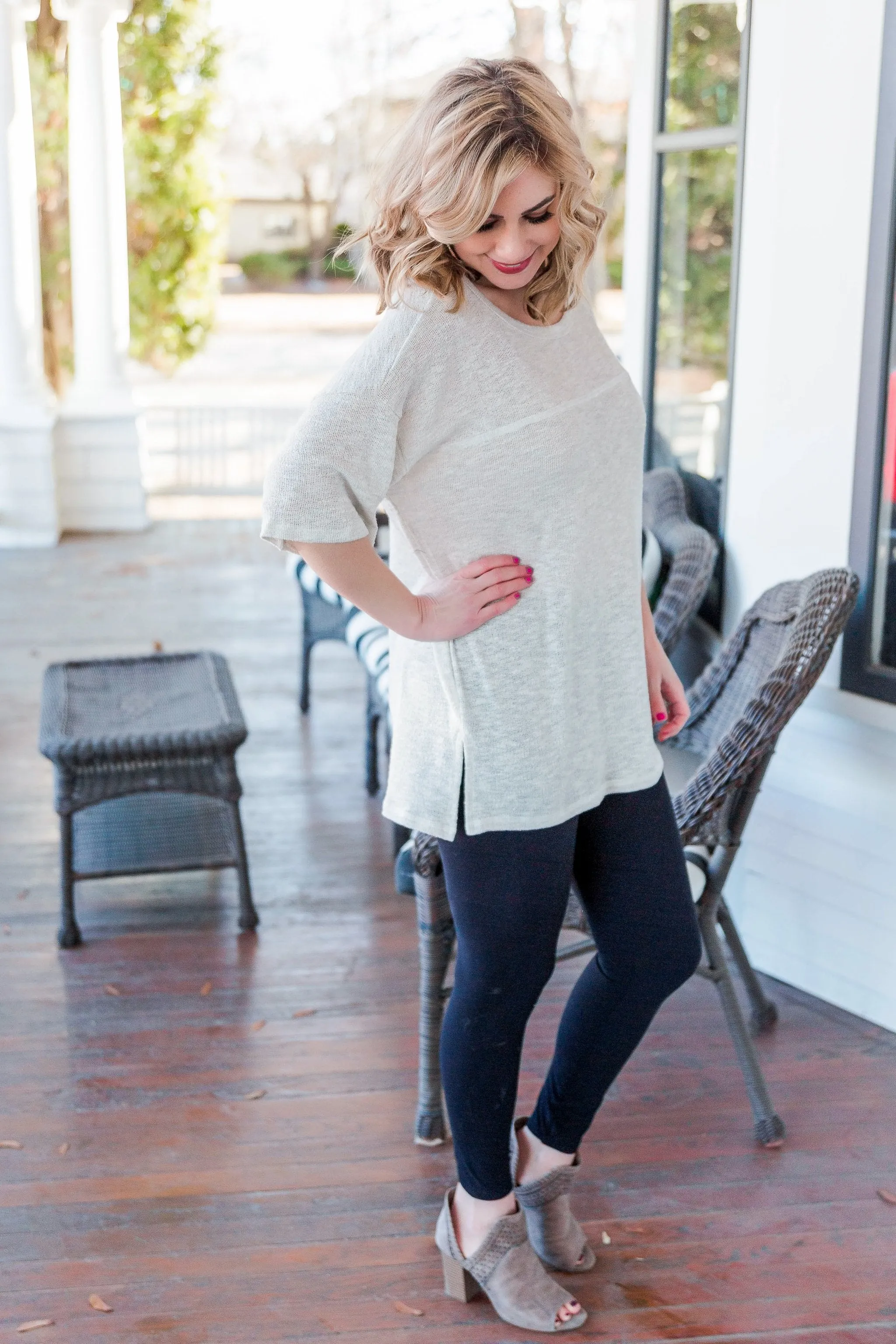Silver Lining Knit Top