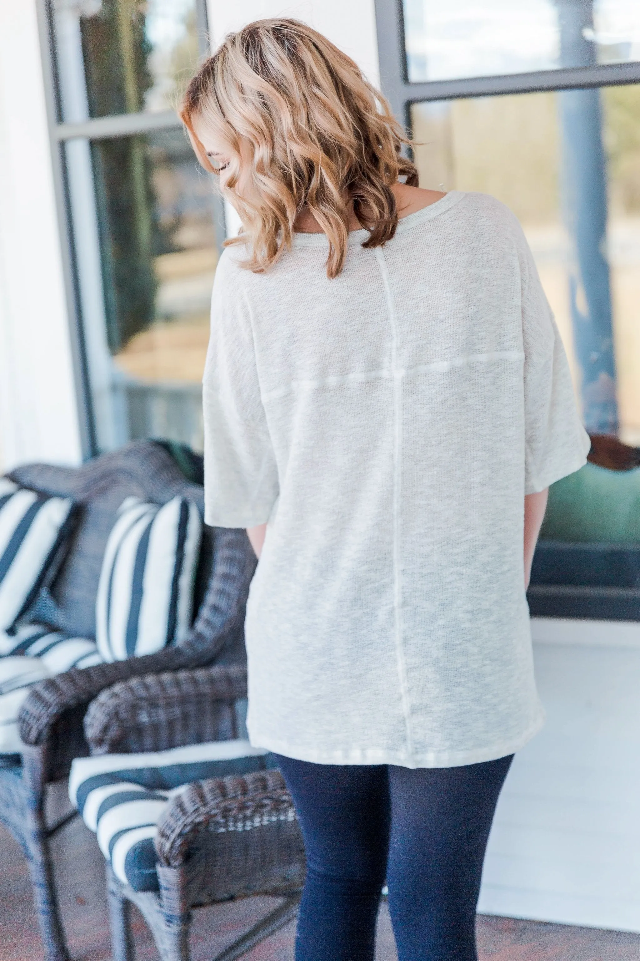 Silver Lining Knit Top