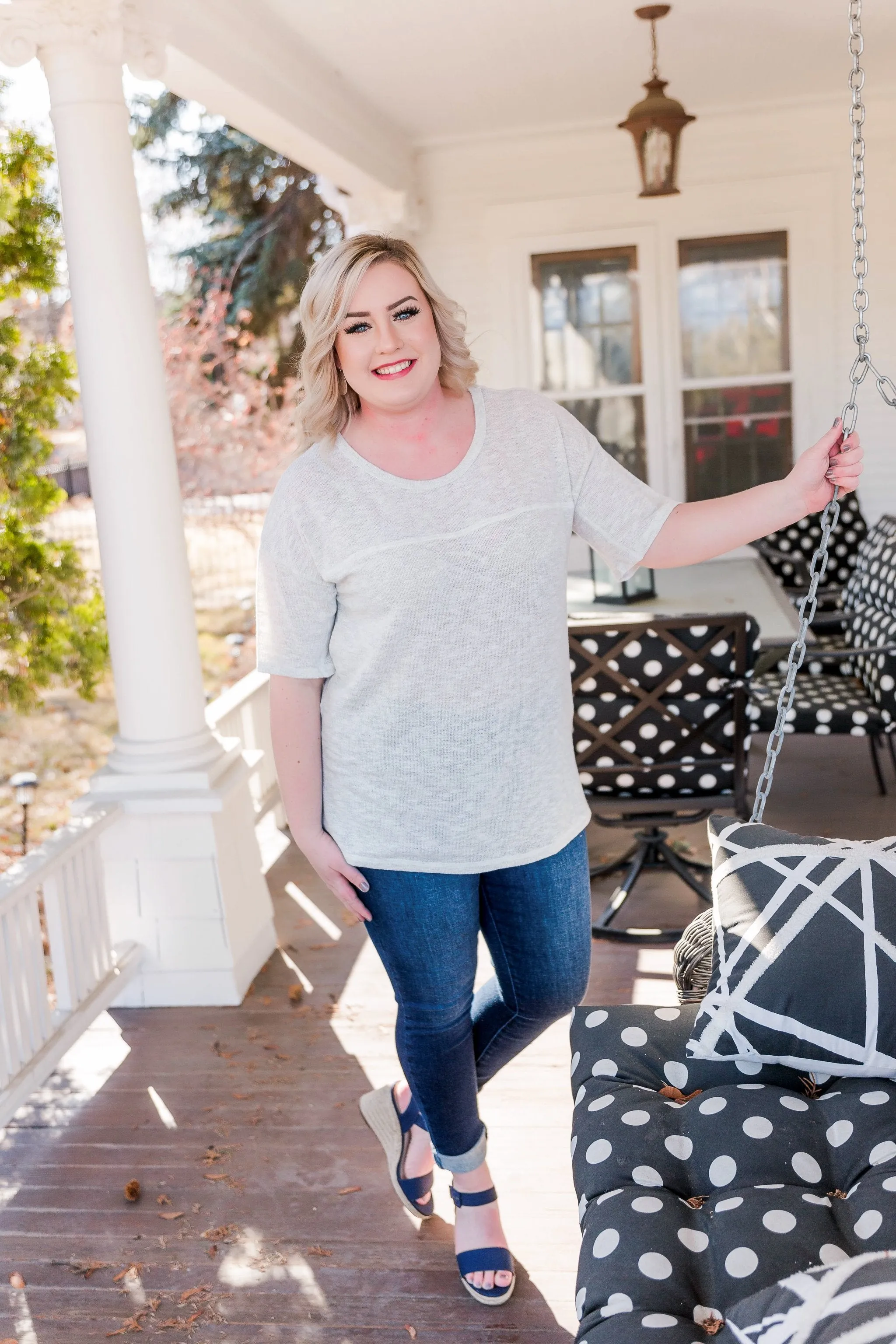 Silver Lining Knit Top