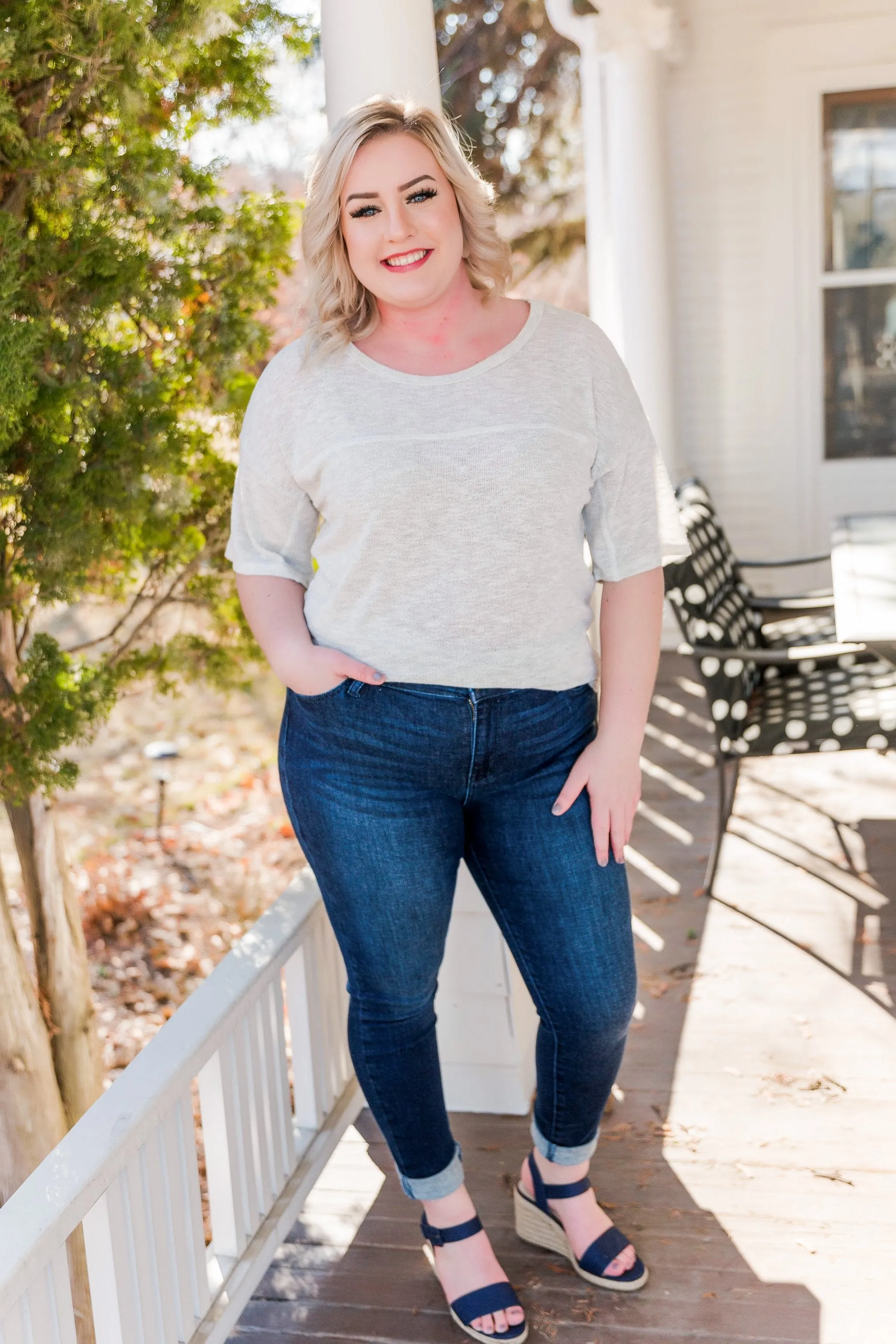 Silver Lining Knit Top
