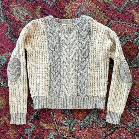 Sleeping on Snow for Anthropologie | Women’s cream/grey alpaca blend sweater, S