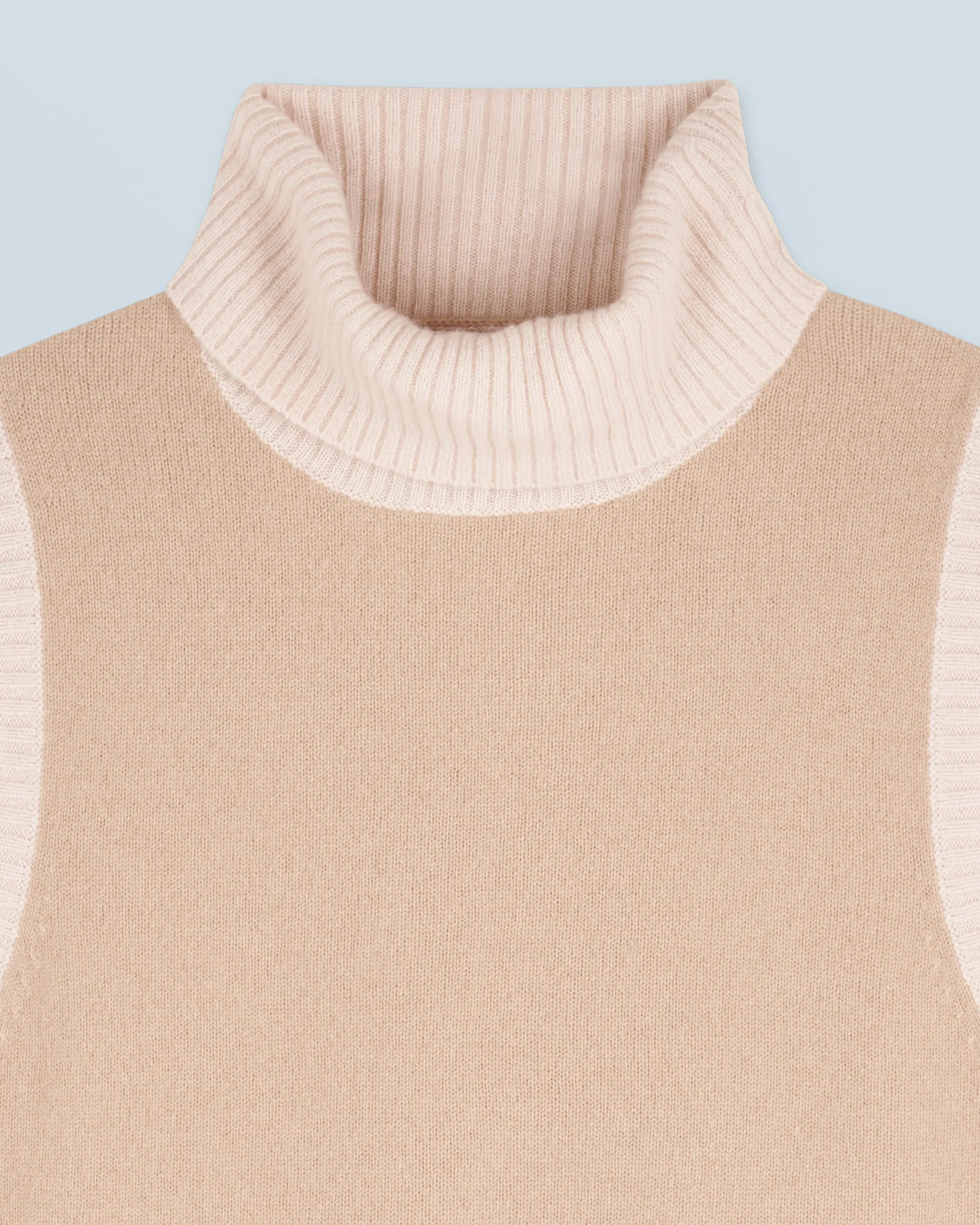 Sleeveless Sweater (H24 / WOMEN / Beige)