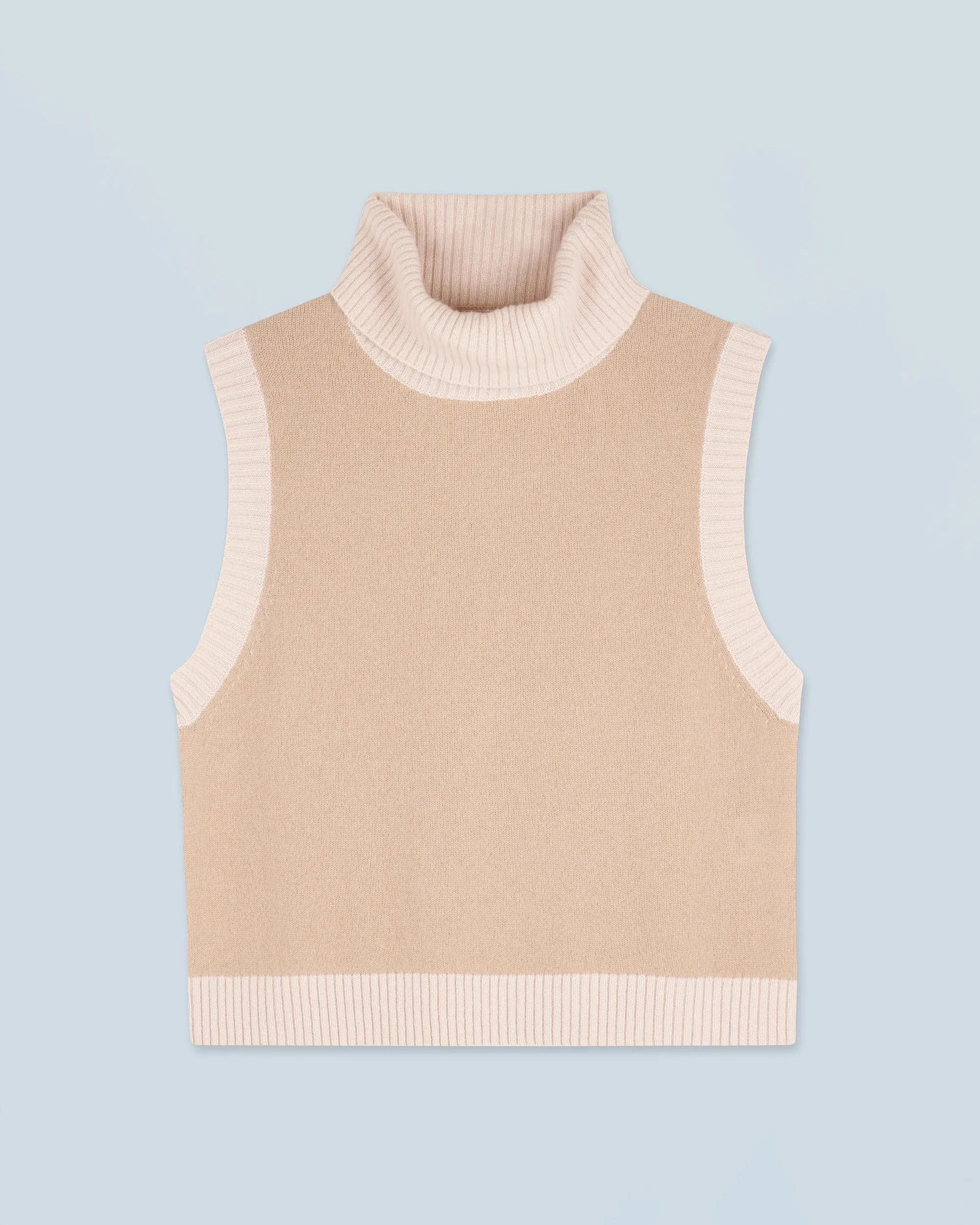 Sleeveless Sweater (H24 / WOMEN / Beige)