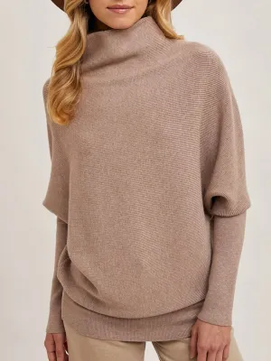 Slouchy Dolman Sweater - Latte FINAL SALE