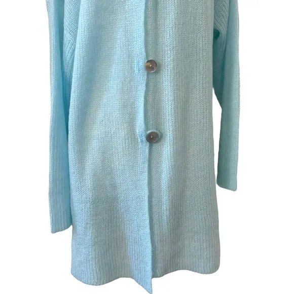Soft Surroundings Lessie Hooded Duster Cardigan Sweater