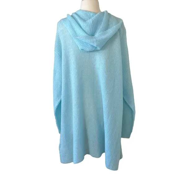 Soft Surroundings Lessie Hooded Duster Cardigan Sweater