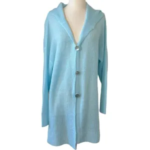 Soft Surroundings Lessie Hooded Duster Cardigan Sweater