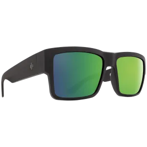 SPY CYRUS Polarized Sunglasses, Happy Lens - Matte Black