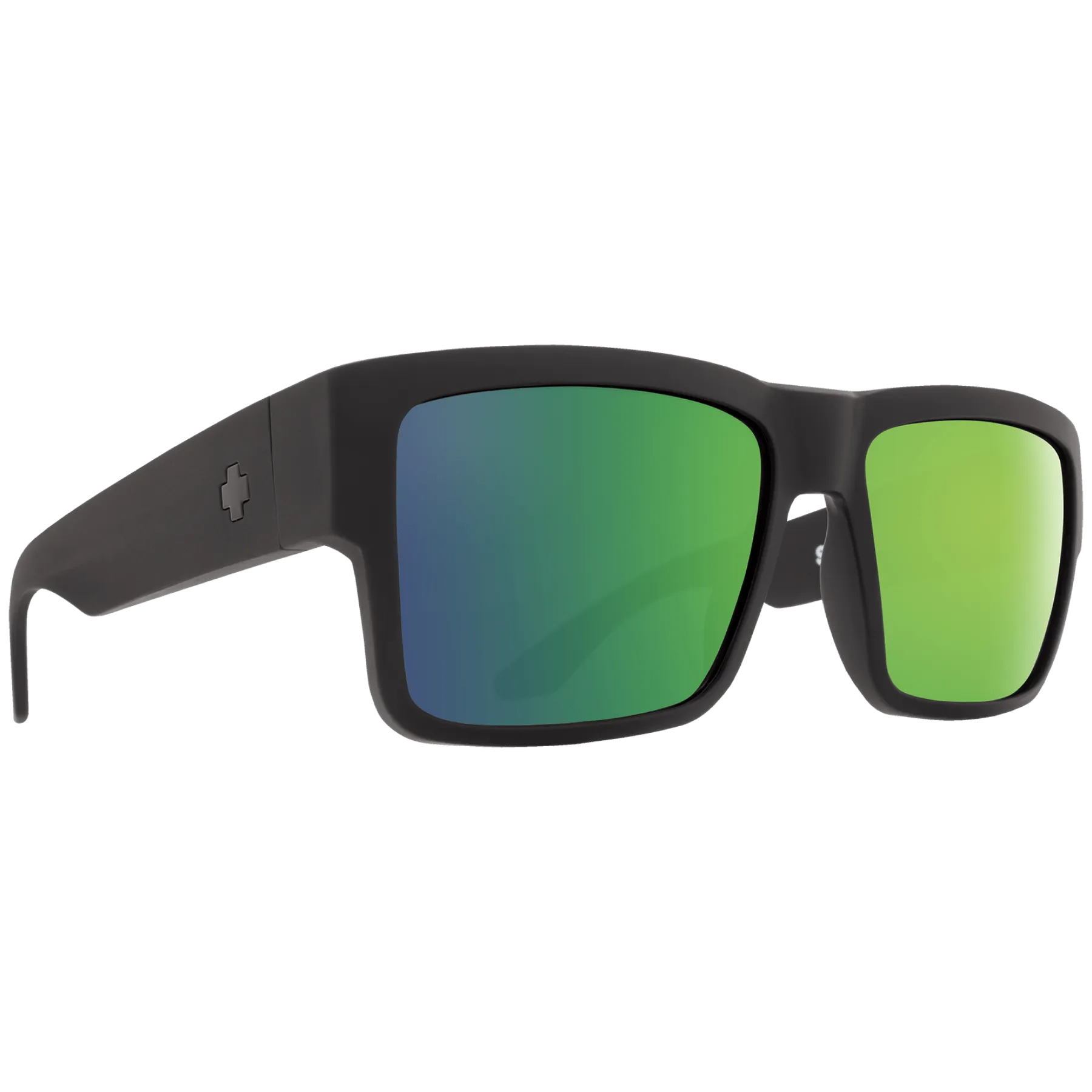 SPY CYRUS Polarized Sunglasses, Happy Lens - Matte Black