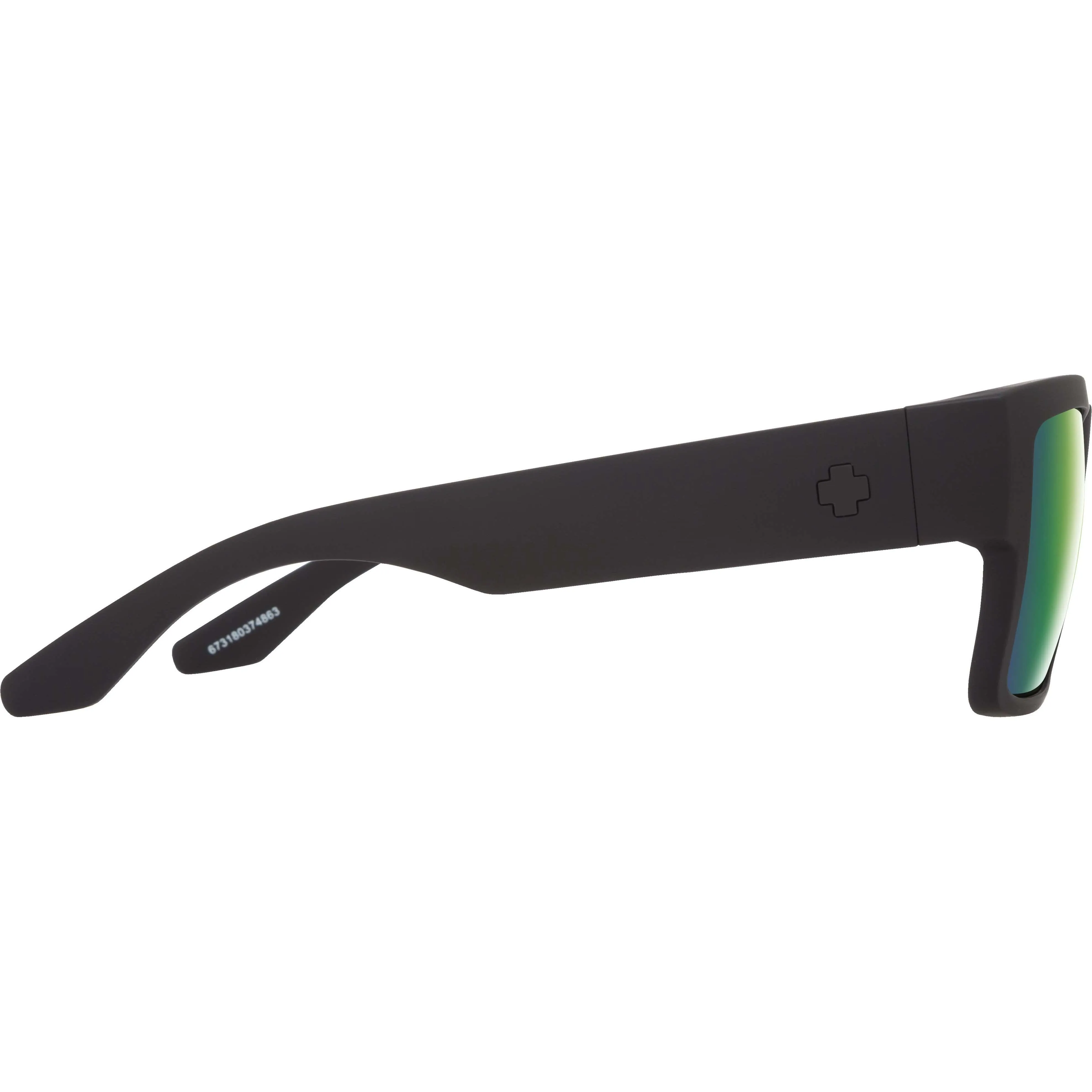SPY CYRUS Polarized Sunglasses, Happy Lens - Matte Black