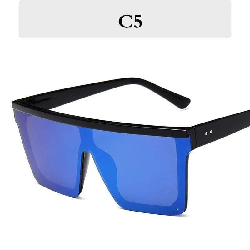 Square Oversized Sunglasses Women Gradient Glasses Women Luxury Brand Designer Outdoor Ladies UV400 Eyeglasses