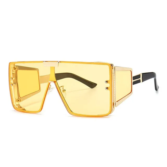 Square Oversized Vintage Glasses