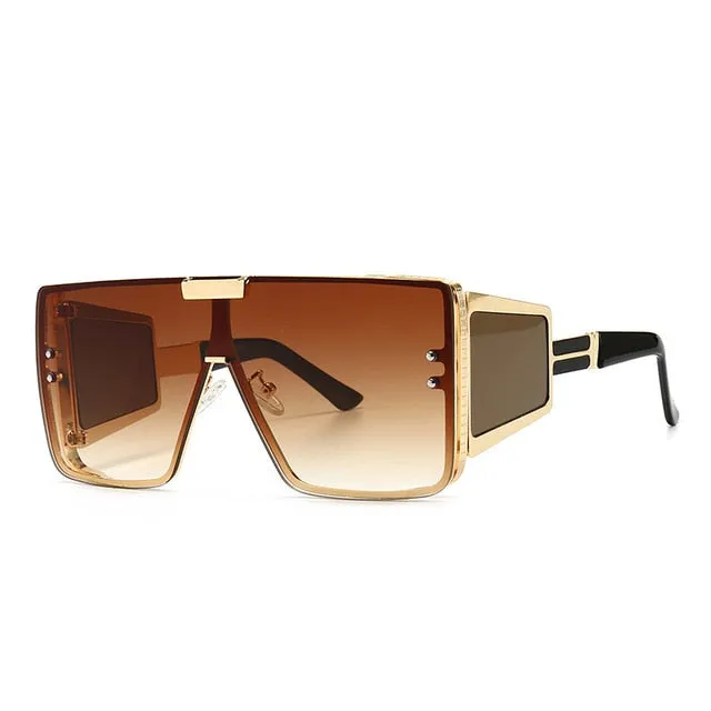 Square Oversized Vintage Glasses