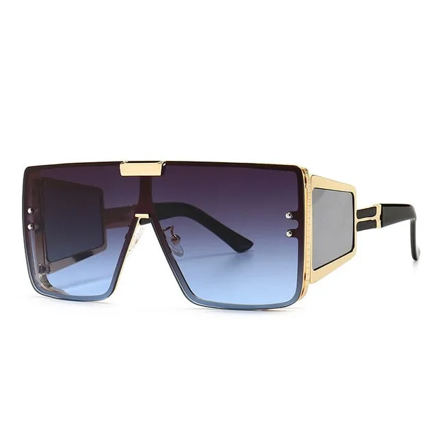 Square Oversized Vintage Glasses
