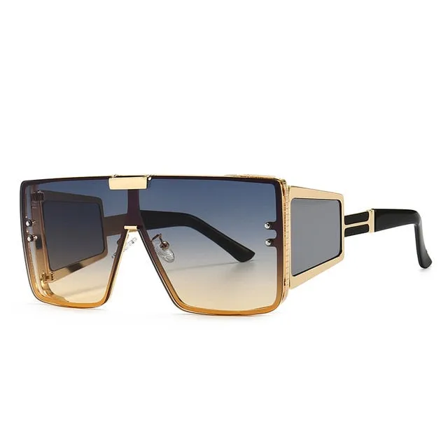 Square Oversized Vintage Glasses
